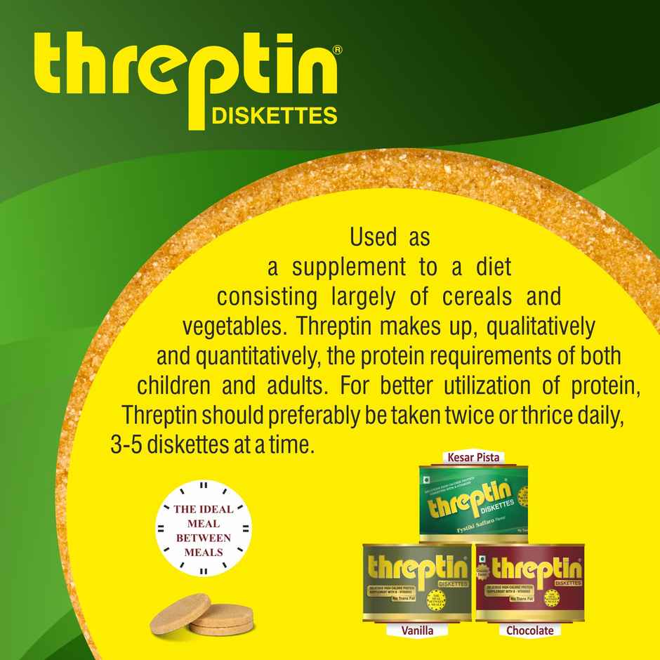 Threptin High-Calorie Protein Diskettes - Regular